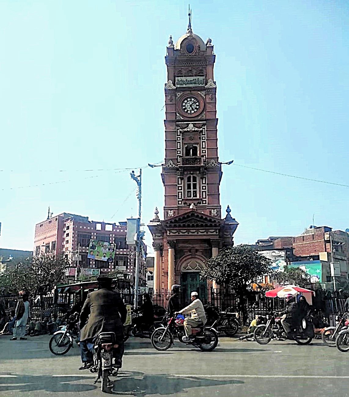 Faisalabad Clock Tower (Ghanta Ghar) — historic view